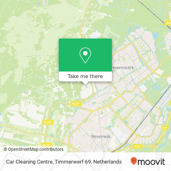 Car Cleaning Centre, Timmerwerf 69 kaart