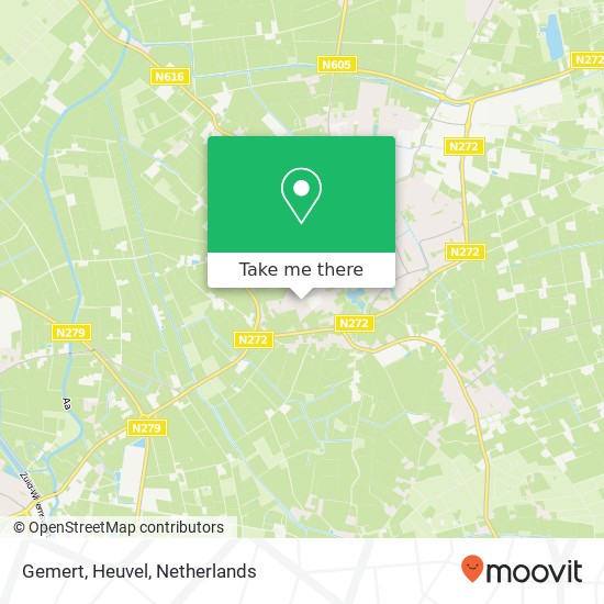 Gemert, Heuvel kaart