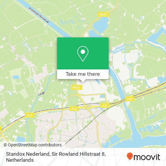 Standox Nederland, Sir Rowland Hillstraat 8 kaart
