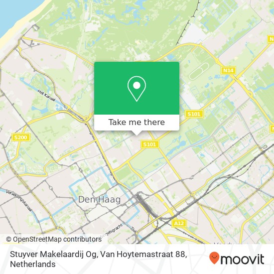 Stuyver Makelaardij Og, Van Hoytemastraat 88 kaart