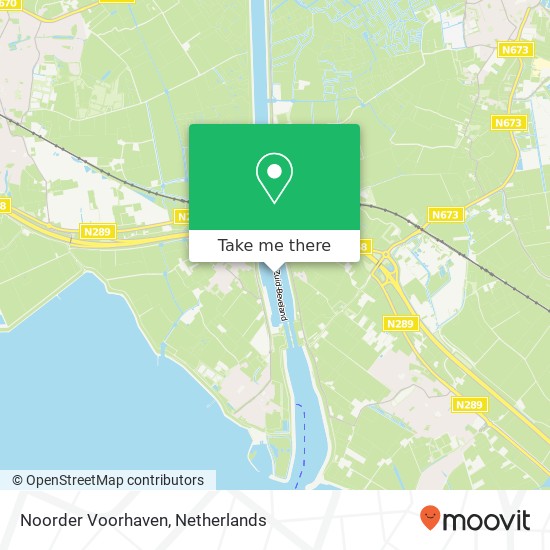 Noorder Voorhaven kaart