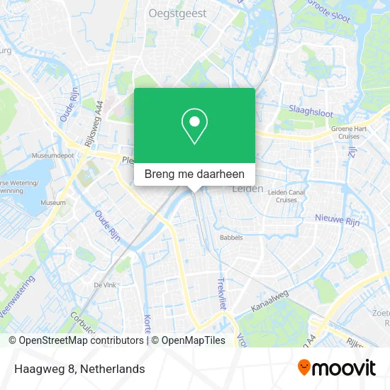 Haagweg 8 kaart