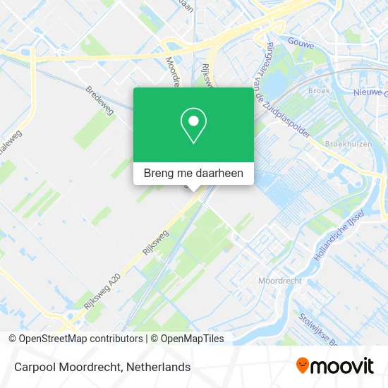 Carpool Moordrecht kaart