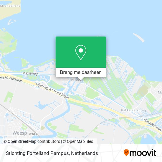 Stichting Forteiland Pampus kaart