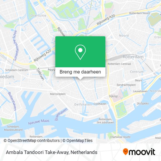 Ambala Tandoori Take-Away kaart