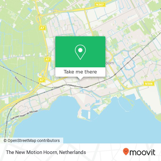 The New Motion Hoorn kaart