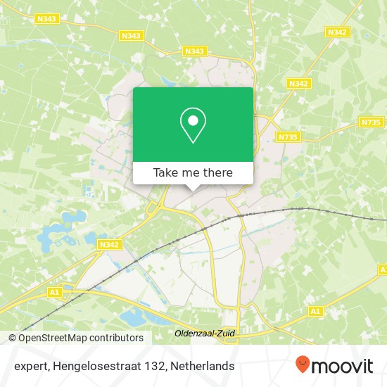 expert, Hengelosestraat 132 kaart