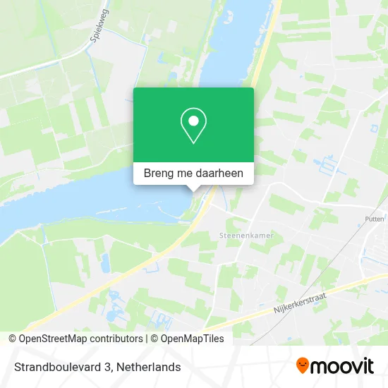 Strandboulevard 3 kaart