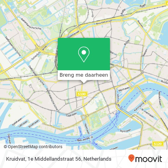 Kruidvat, 1e Middellandstraat 56 kaart