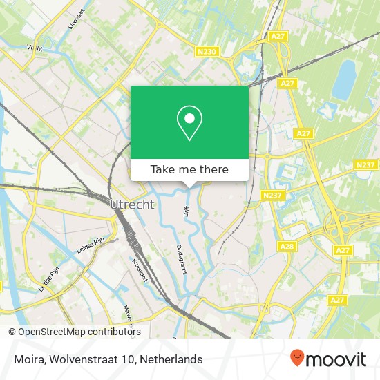 Moira, Wolvenstraat 10 kaart