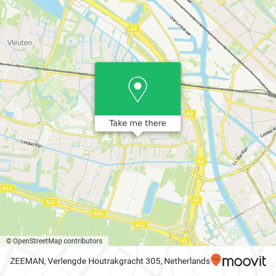 ZEEMAN, Verlengde Houtrakgracht 305 kaart