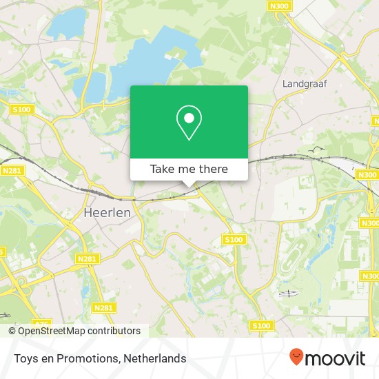 Toys en Promotions, Leenhofstraat 24 kaart