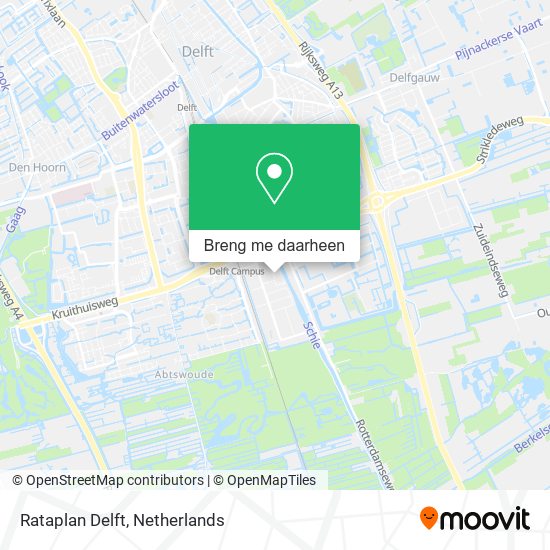 Rataplan Delft kaart