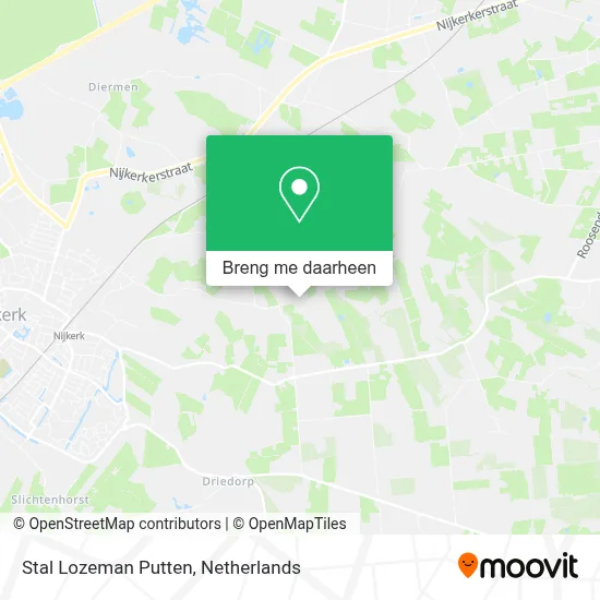 Stal Lozeman Putten kaart