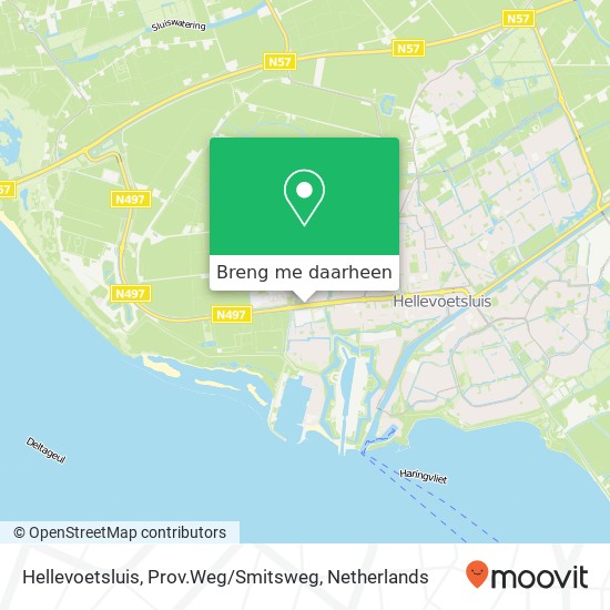 Hellevoetsluis, Prov.Weg / Smitsweg kaart