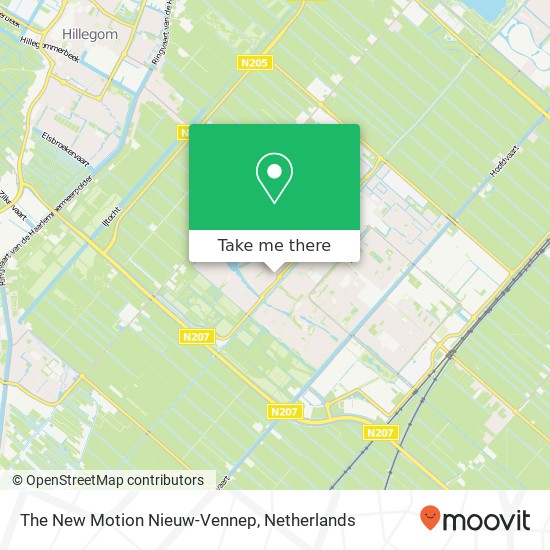 The New Motion Nieuw-Vennep kaart