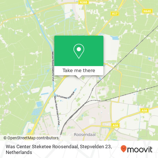 Was Center Steketee Roosendaal, Stepvelden 23 kaart