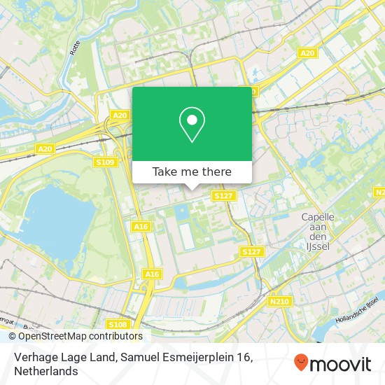 Verhage Lage Land, Samuel Esmeijerplein 16 kaart