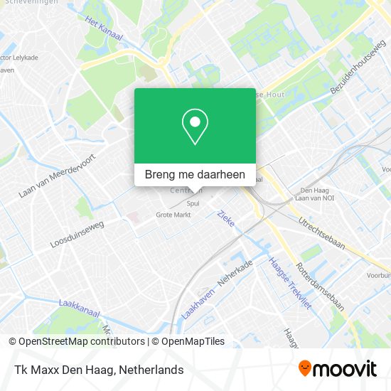 Tk Maxx Den Haag kaart