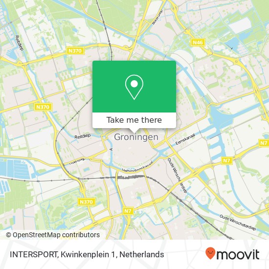 INTERSPORT, Kwinkenplein 1 kaart