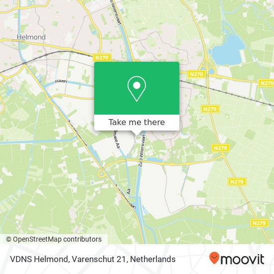 VDNS Helmond, Varenschut 21 kaart