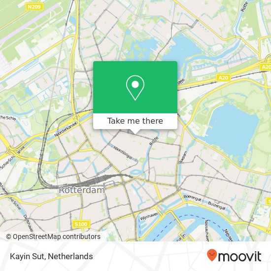 Kayin Sut, 1e Pijnackerstraat kaart