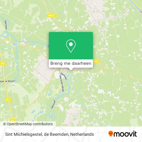 Sint Michielsgestel, de Beemden kaart