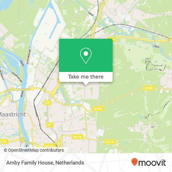 Amby Family House, Ambyerstraat-Zuid 148 kaart