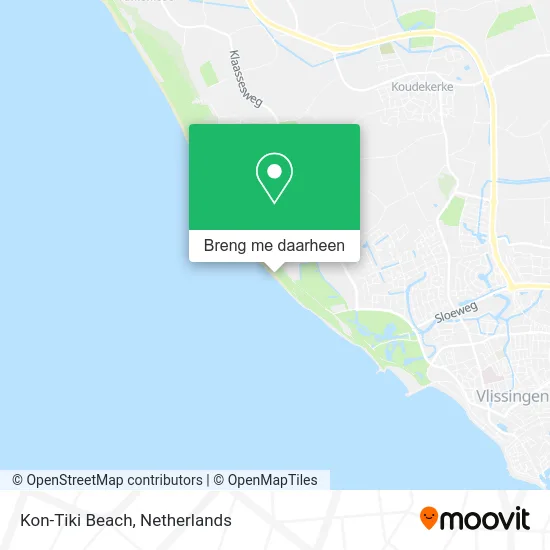 Kon-Tiki Beach kaart