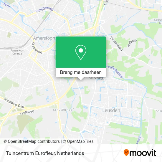 Tuincentrum Eurofleur kaart