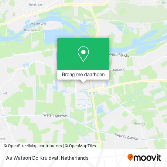 As Watson Dc Kruidvat kaart