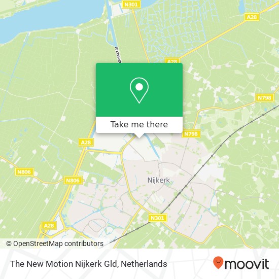 The New Motion Nijkerk Gld kaart
