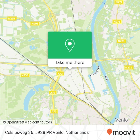 Celsiusweg 36, 5928 PR Venlo kaart