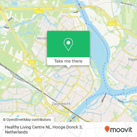 Healthy Living Centre NL, Hooge Donck 3 kaart