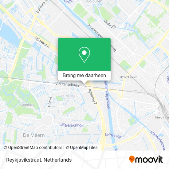 Reykjavikstraat kaart