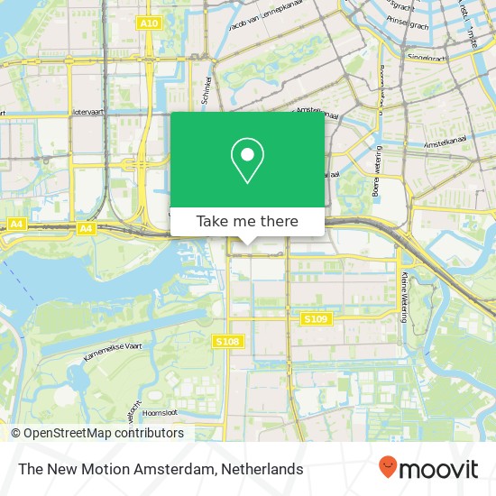 The New Motion Amsterdam kaart