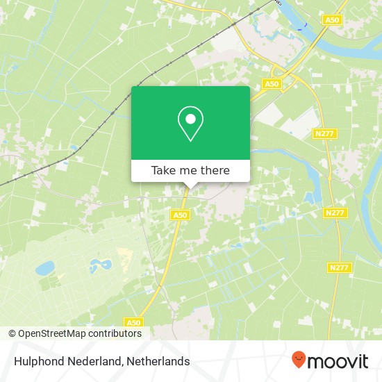 Hulphond Nederland, Broekstraat 31 kaart