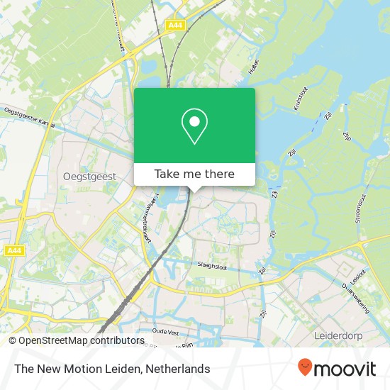 The New Motion Leiden kaart