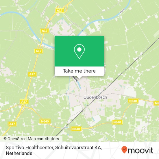 Sportivo Healthcenter, Schuitevaarstraat 4A kaart