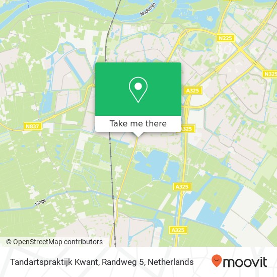 Tandartspraktijk Kwant, Randweg 5 kaart