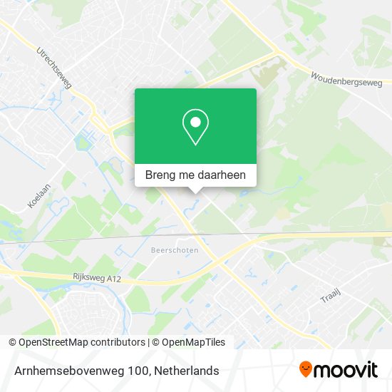 Arnhemsebovenweg 100 kaart