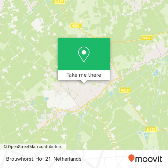 Brouwhorst, Hof 21 kaart