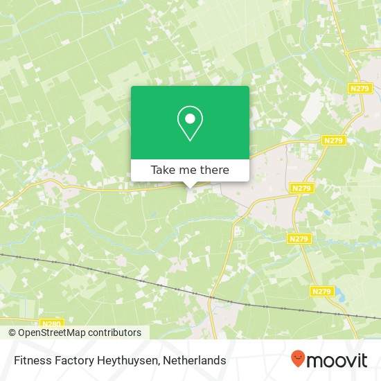 Fitness Factory Heythuysen, Roorveld 4 kaart