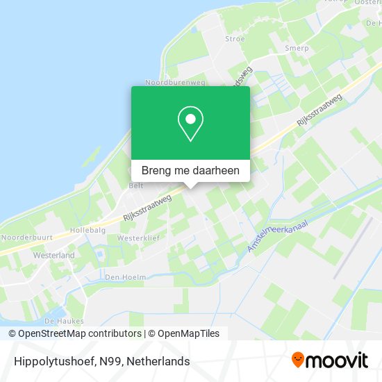 Hippolytushoef, N99 kaart