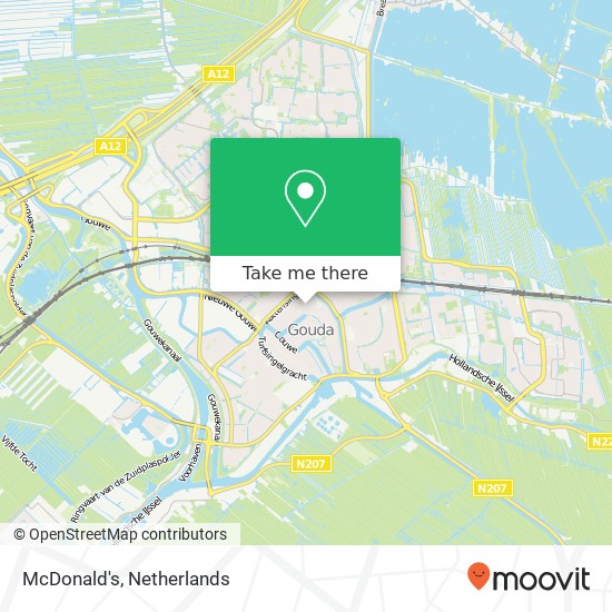 McDonald's, Kleiweg 24 kaart