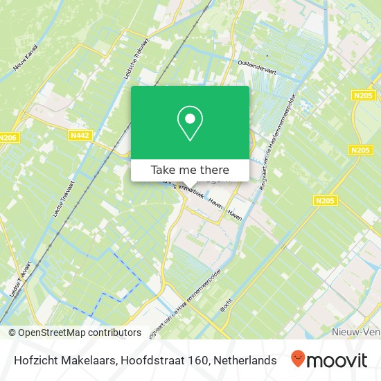 Hofzicht Makelaars, Hoofdstraat 160 kaart