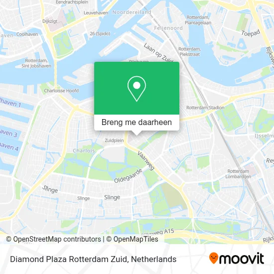 Diamond Plaza Rotterdam Zuid kaart