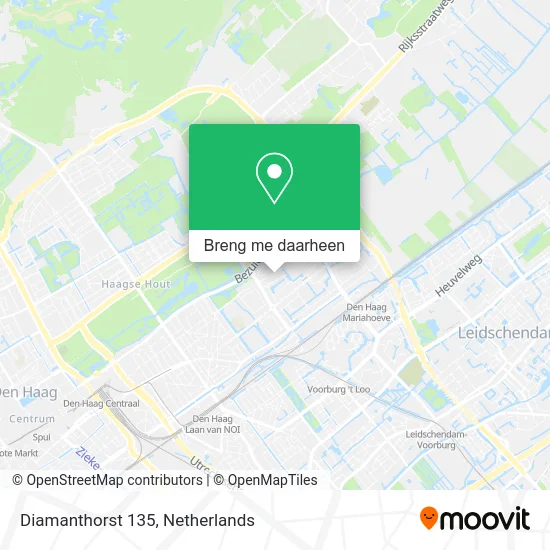 Diamanthorst 135 kaart