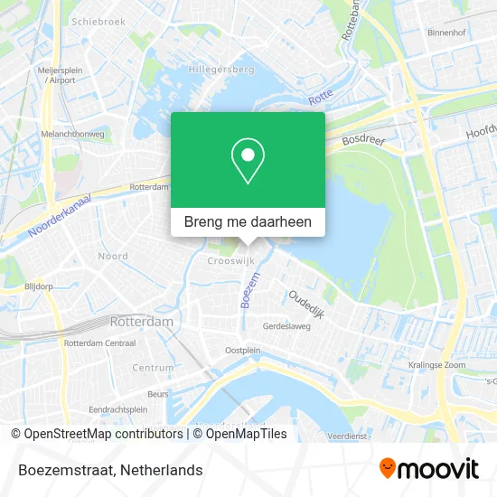 Boezemstraat kaart