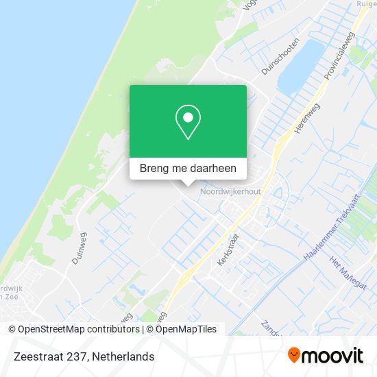 Zeestraat 237 kaart